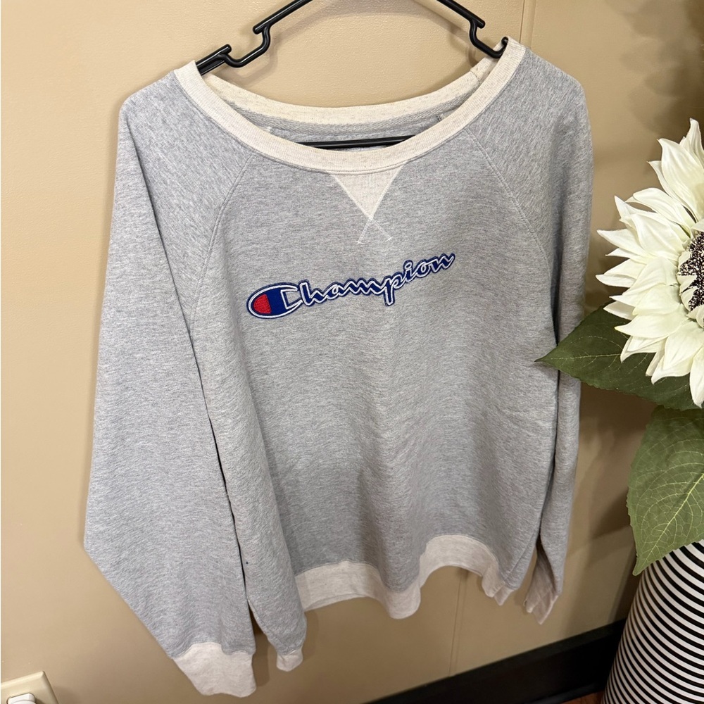 Champion Heather Gray Athletic Sweatshirt